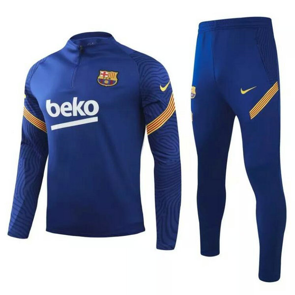 Camisetas de entrenamiento Barcelona ML Azul 2020-2021