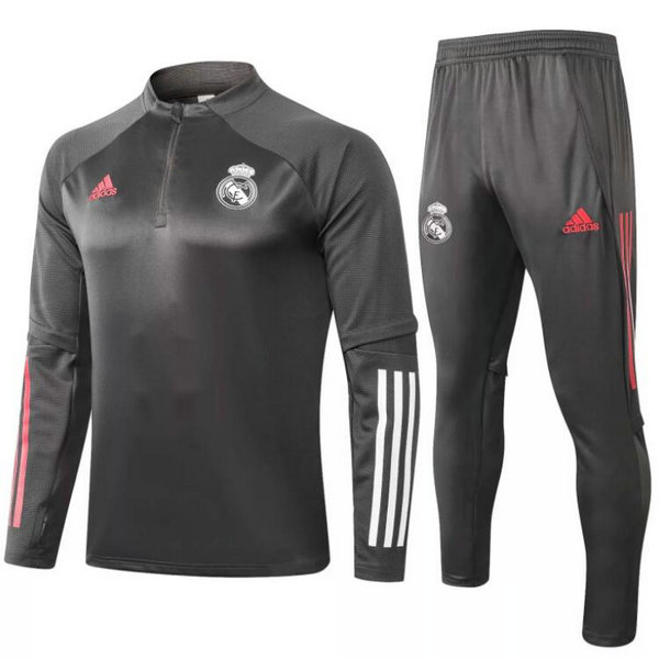 Camisetas de entrenamiento Real Madrid ML Gris 2020-2021