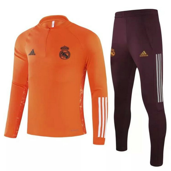 Camisetas de entrenamiento Real Madrid ML Naranja 2020-2021