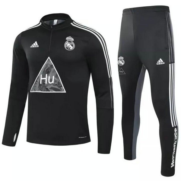 Camisetas de entrenamiento Real Madrid ML negro-1 2020-2021