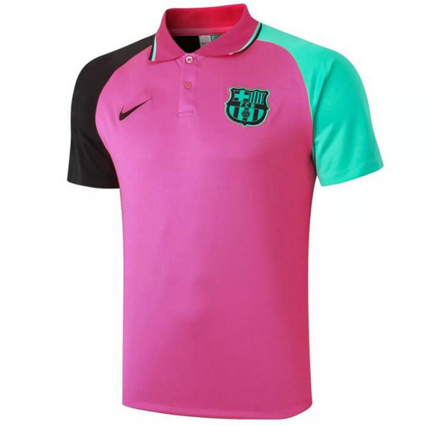 Camisetas del polo Barcelona Rosa-1 2020-2021