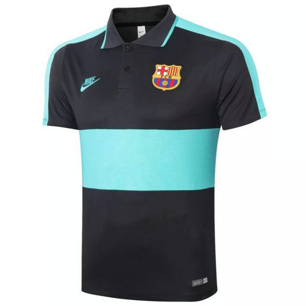 Camisetas del polo Barcelona negro 2020-2021