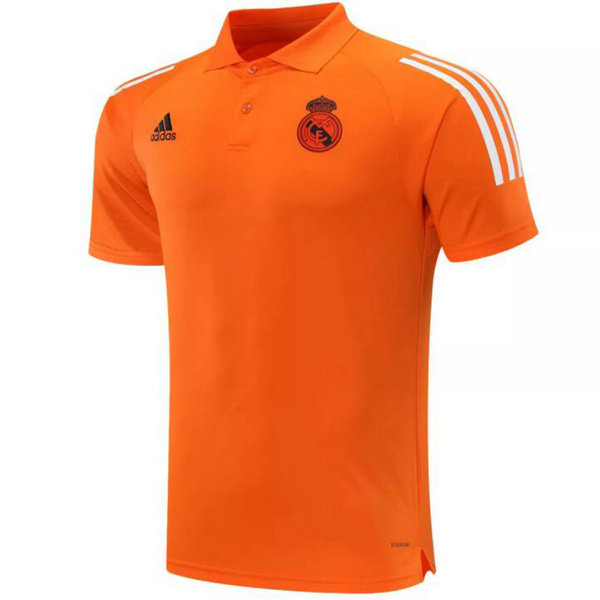 Camisetas del polo Real Madrid Naranja 2020-2021